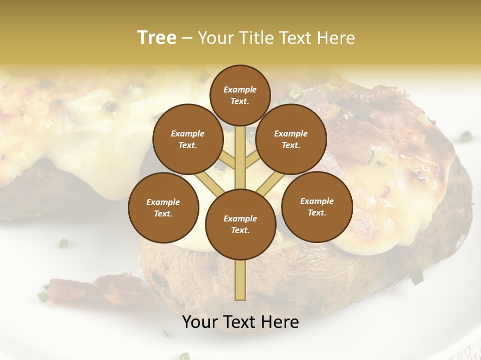 Wooden Filled Herb PowerPoint Template