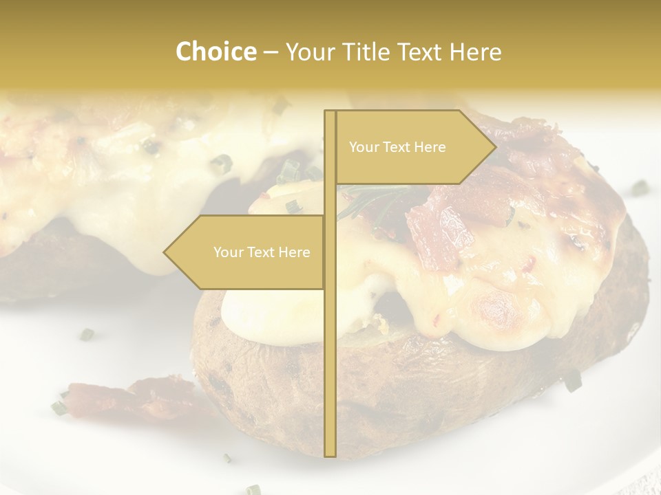 Wooden Filled Herb PowerPoint Template