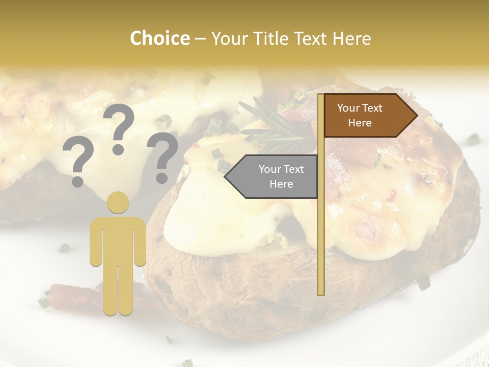 Wooden Filled Herb PowerPoint Template