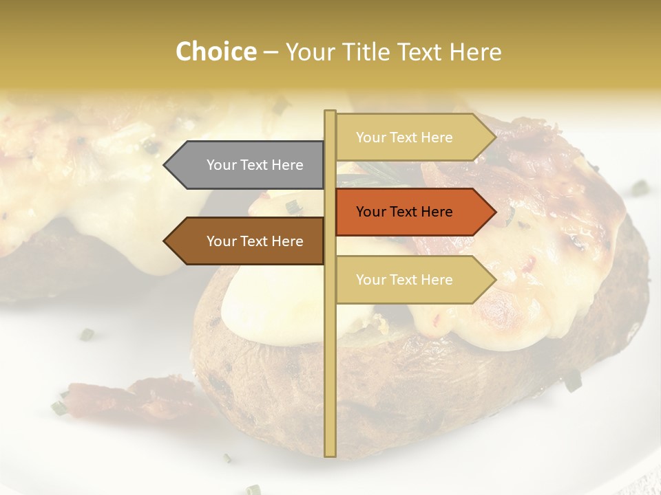 Wooden Filled Herb PowerPoint Template