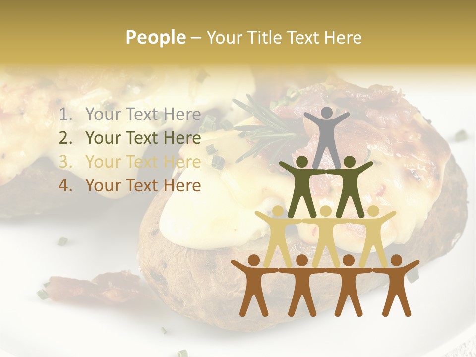 Wooden Filled Herb PowerPoint Template