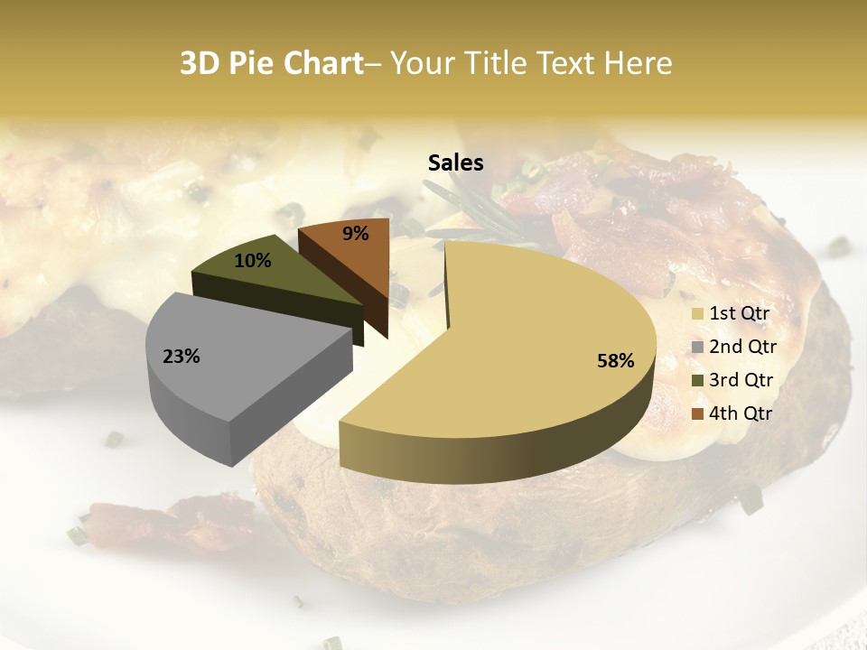 Wooden Filled Herb PowerPoint Template