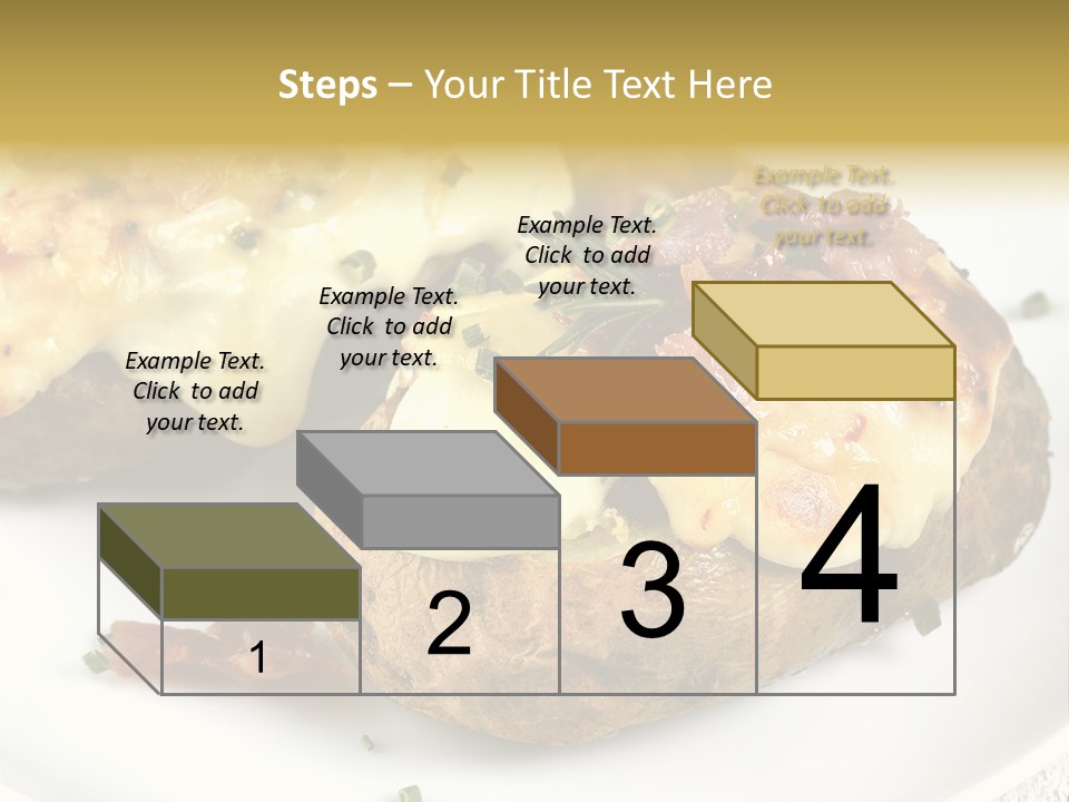 Wooden Filled Herb PowerPoint Template