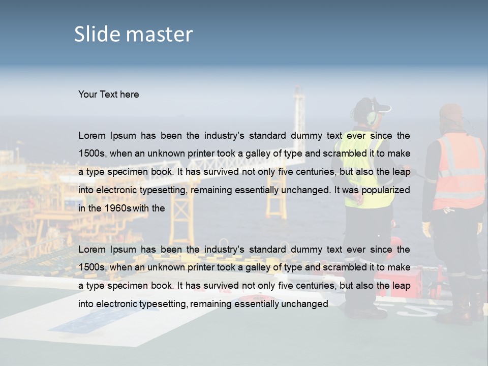 Environmental Headset Industry PowerPoint Template
