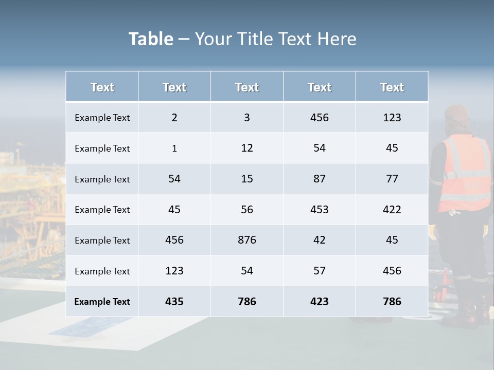 Environmental Headset Industry PowerPoint Template