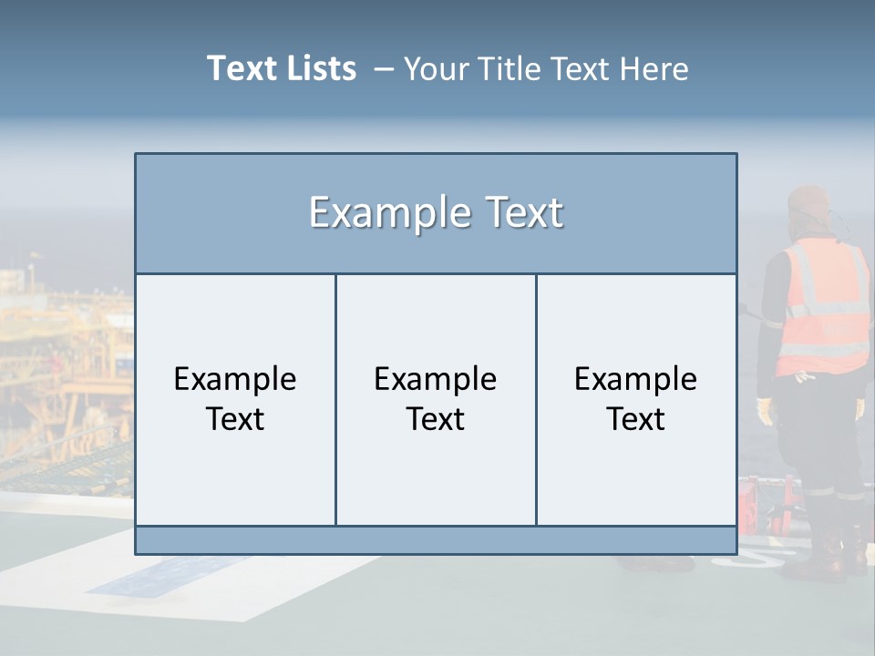 Environmental Headset Industry PowerPoint Template