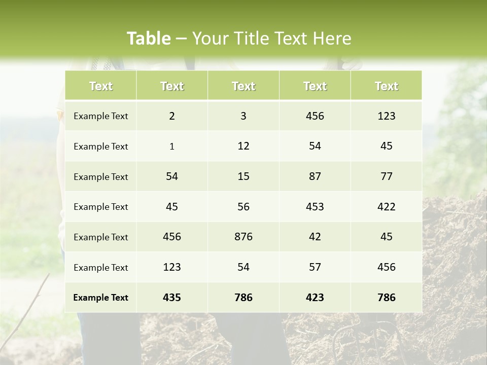 Animal Natural Plant PowerPoint Template