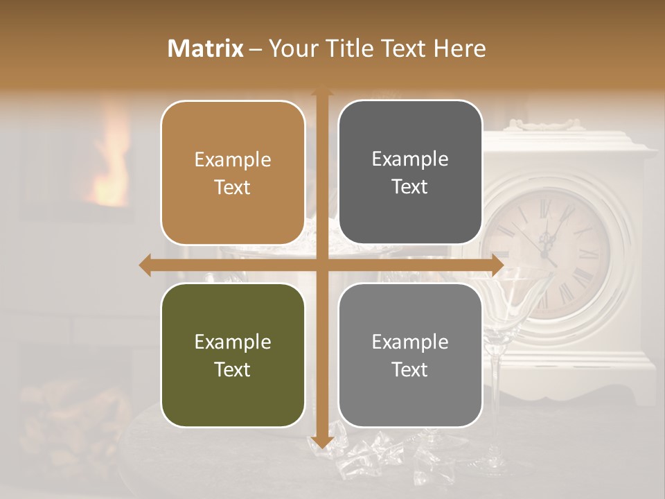 Luxury Dinner Beverage PowerPoint Template