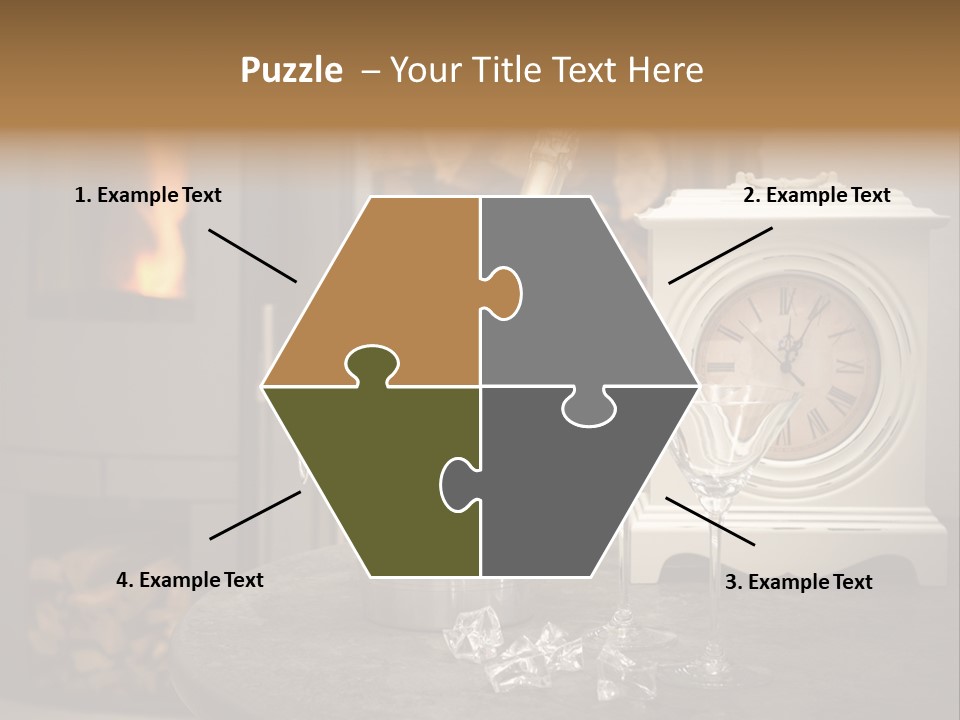 Luxury Dinner Beverage PowerPoint Template