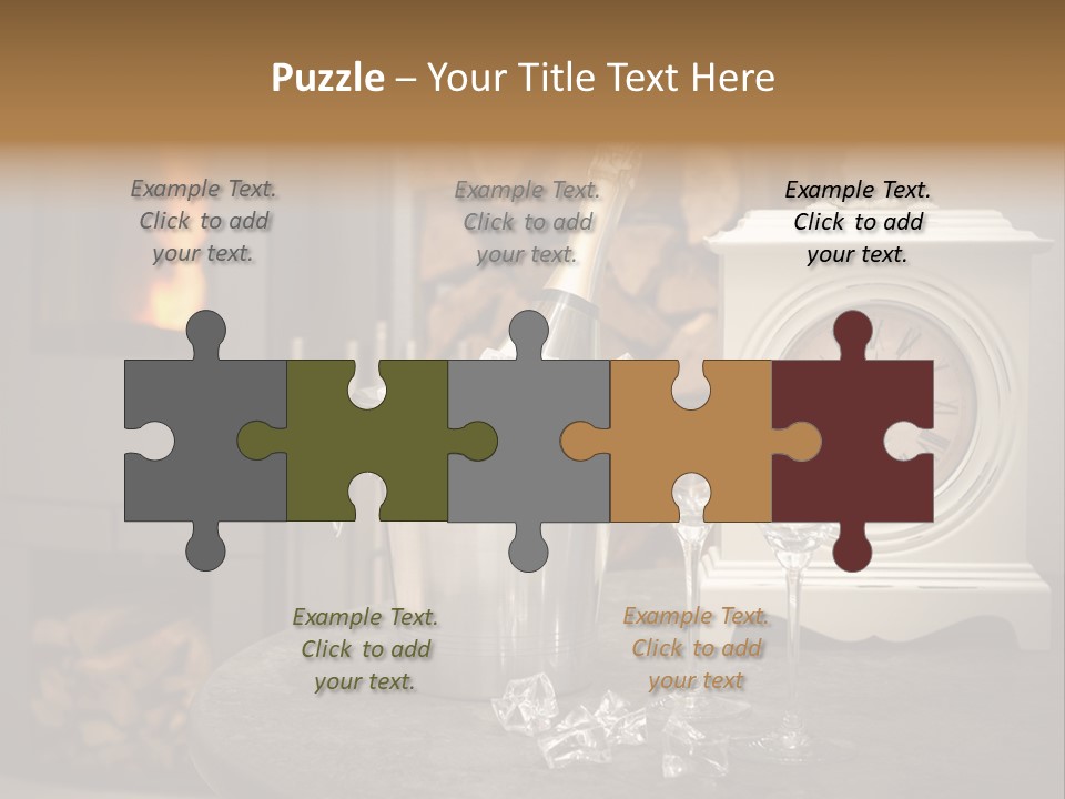 Luxury Dinner Beverage PowerPoint Template