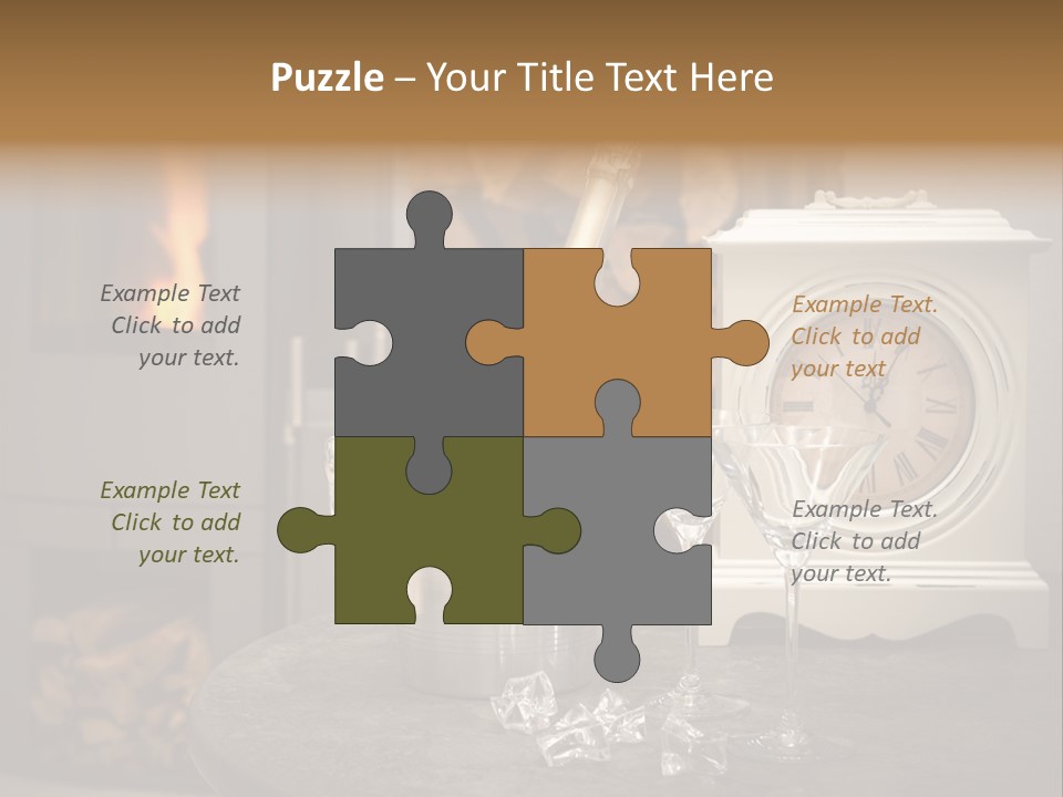 Luxury Dinner Beverage PowerPoint Template