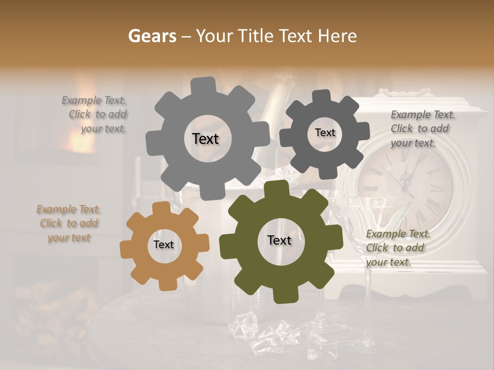 Luxury Dinner Beverage PowerPoint Template