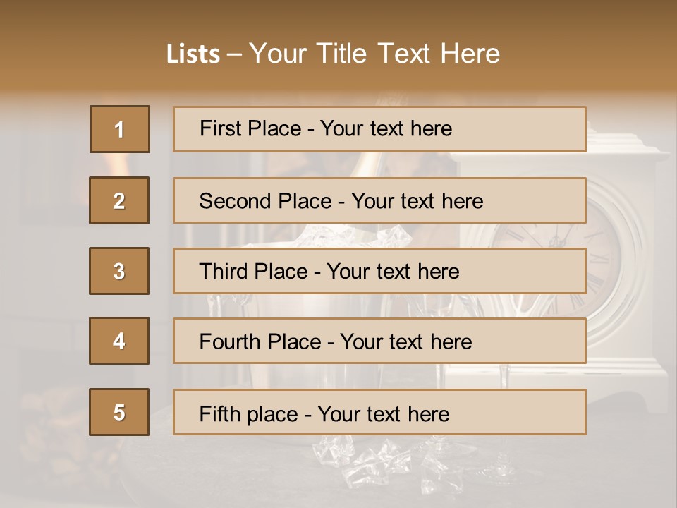Luxury Dinner Beverage PowerPoint Template