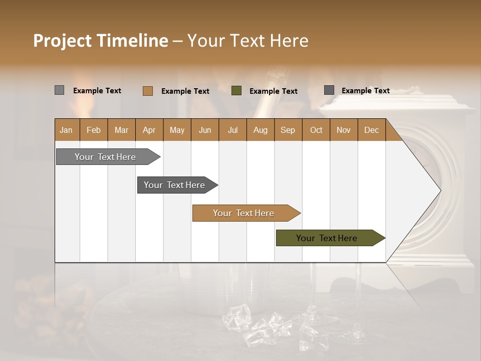 Luxury Dinner Beverage PowerPoint Template
