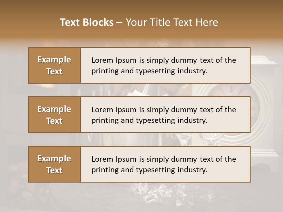 Luxury Dinner Beverage PowerPoint Template