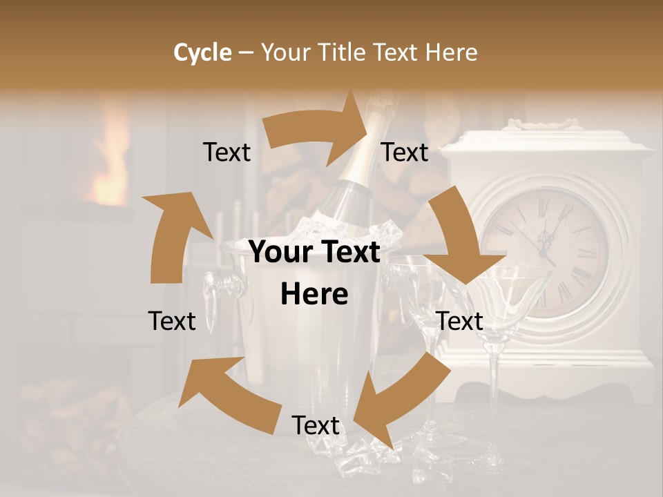 Luxury Dinner Beverage PowerPoint Template