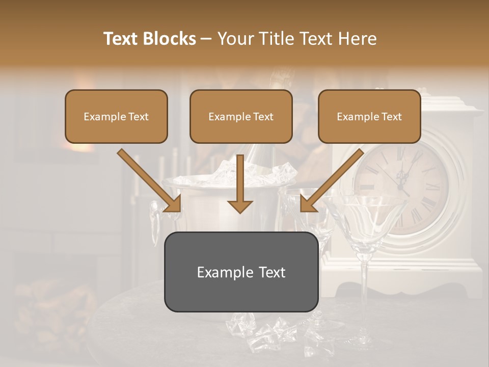 Luxury Dinner Beverage PowerPoint Template