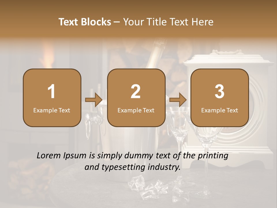 Luxury Dinner Beverage PowerPoint Template