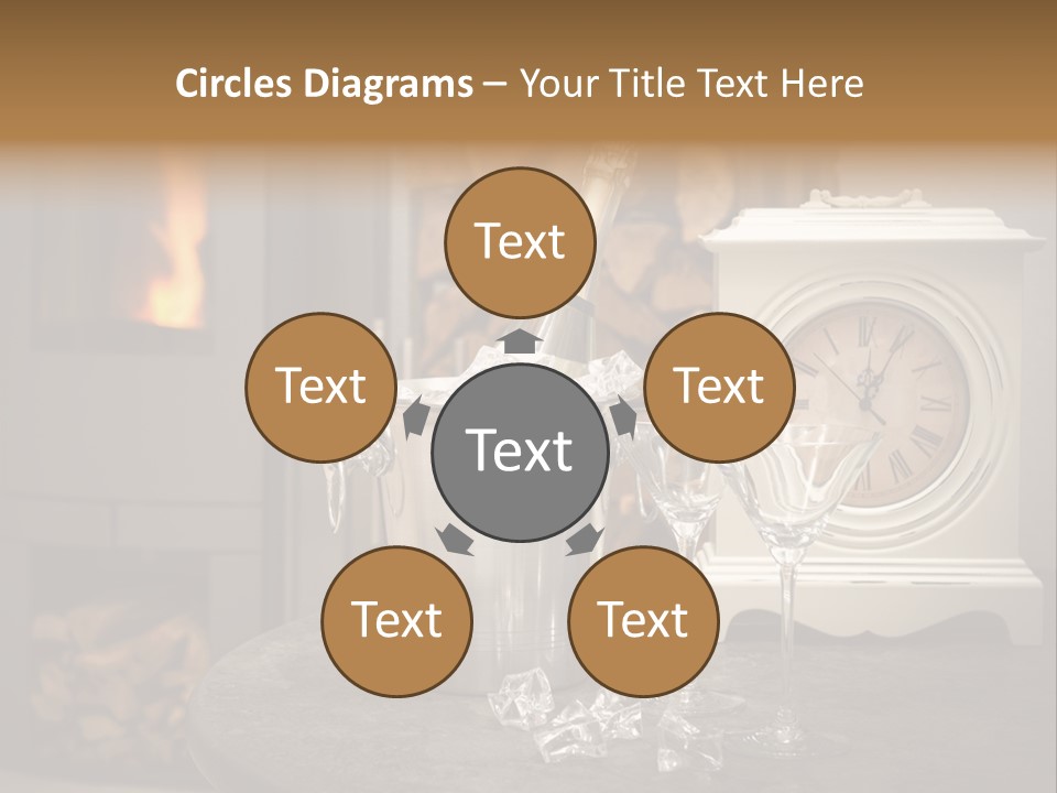 Luxury Dinner Beverage PowerPoint Template