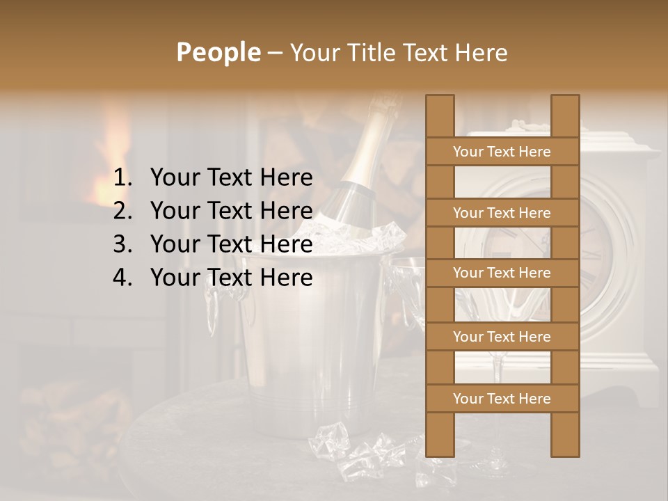 Luxury Dinner Beverage PowerPoint Template