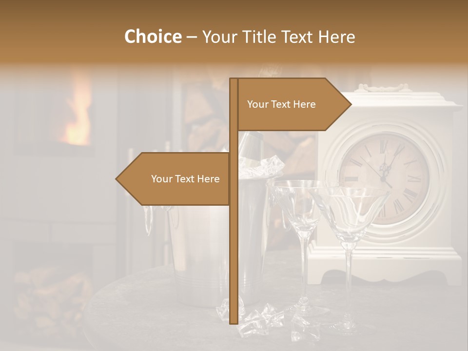 Luxury Dinner Beverage PowerPoint Template