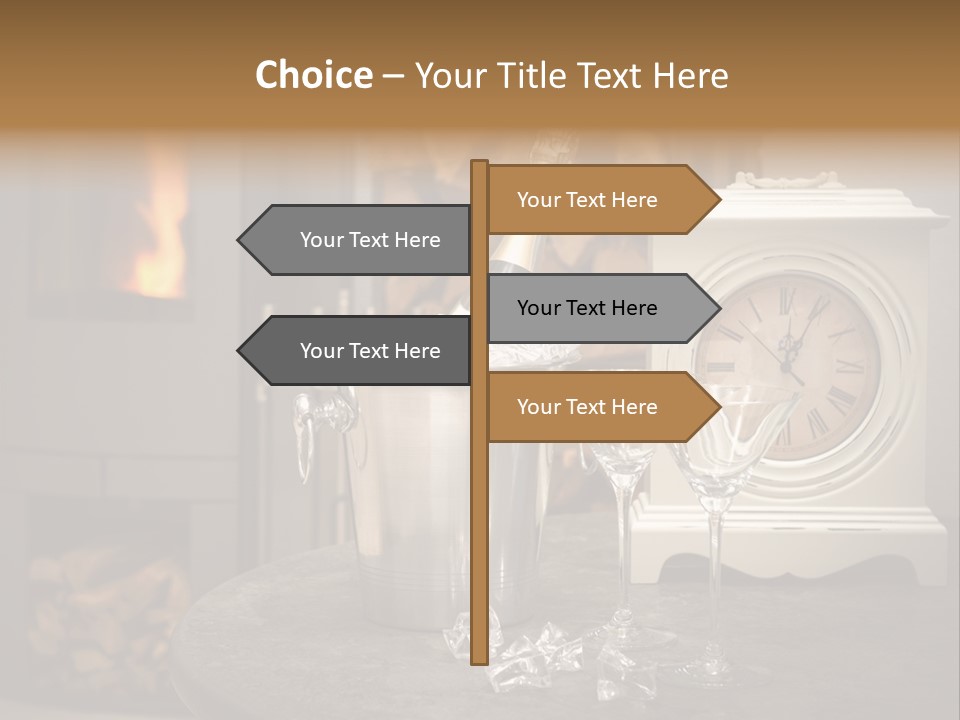 Luxury Dinner Beverage PowerPoint Template