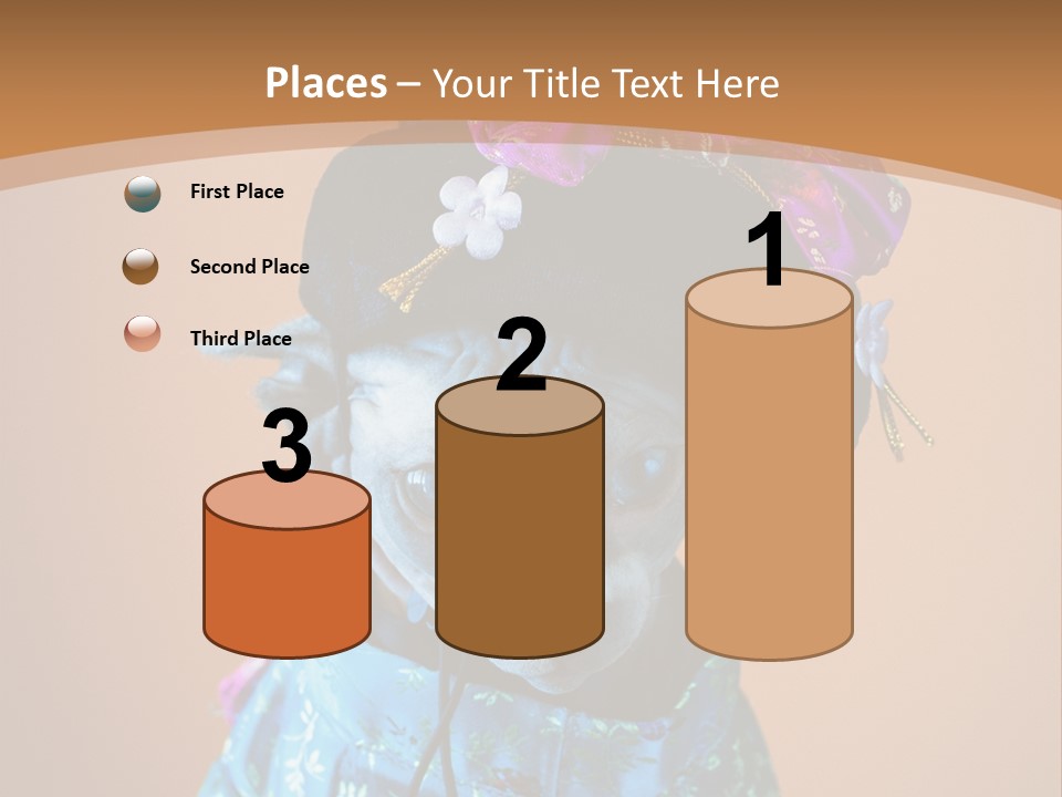 Cute Sitting Fashion PowerPoint Template