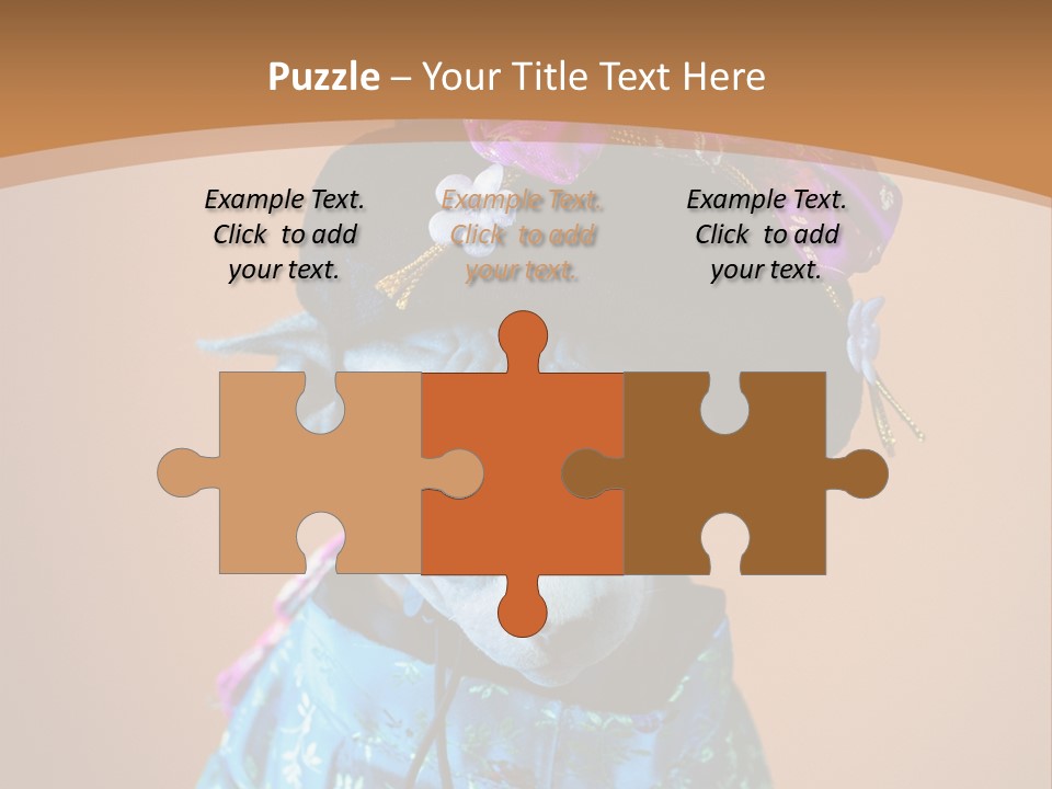 Cute Sitting Fashion PowerPoint Template