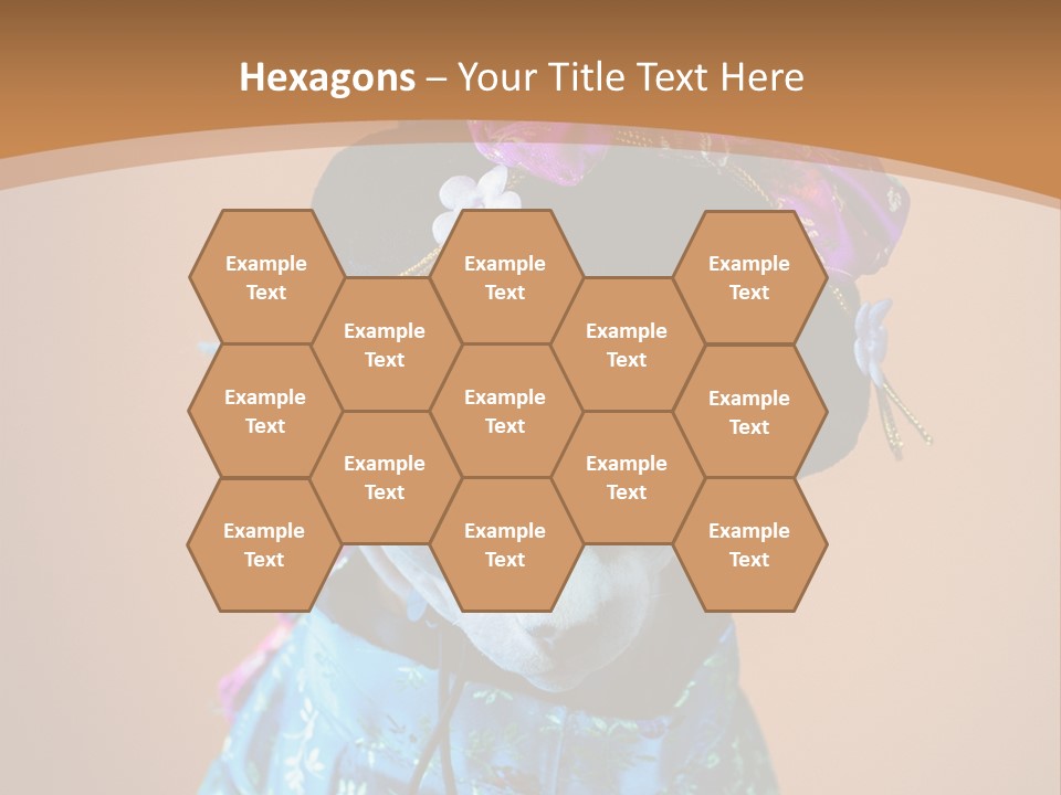 Cute Sitting Fashion PowerPoint Template