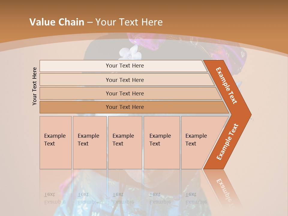 Cute Sitting Fashion PowerPoint Template