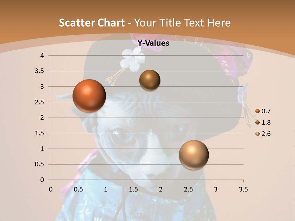 Cute Sitting Fashion PowerPoint Template