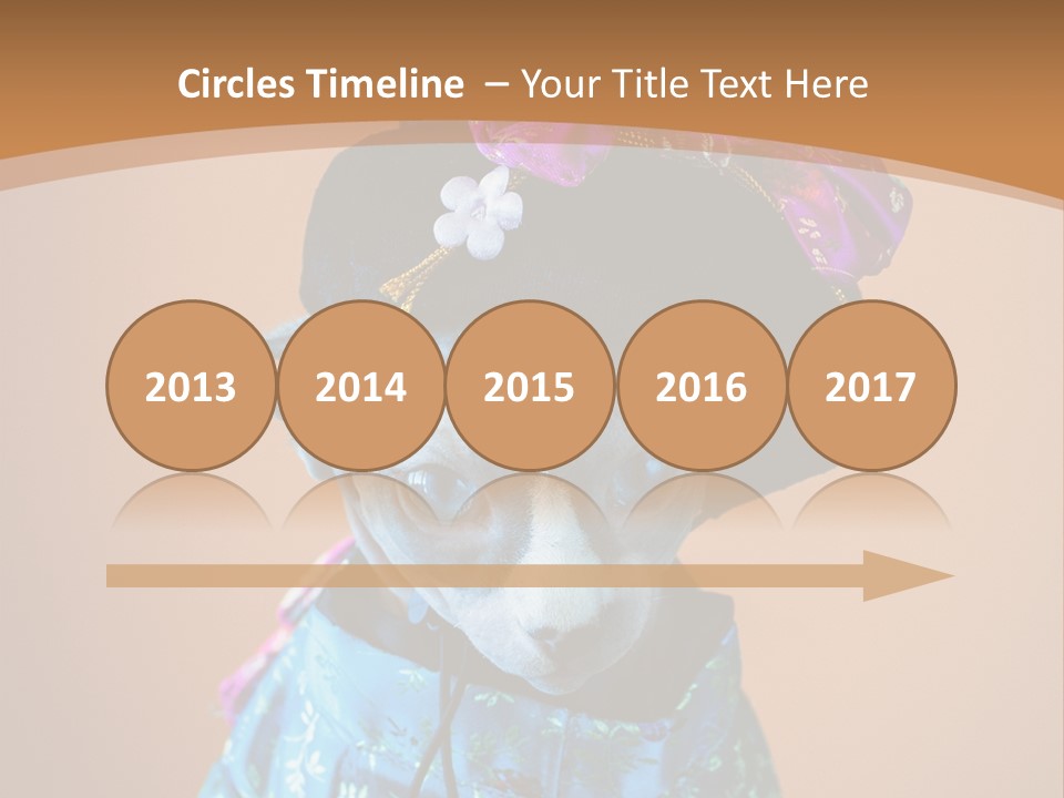 Cute Sitting Fashion PowerPoint Template