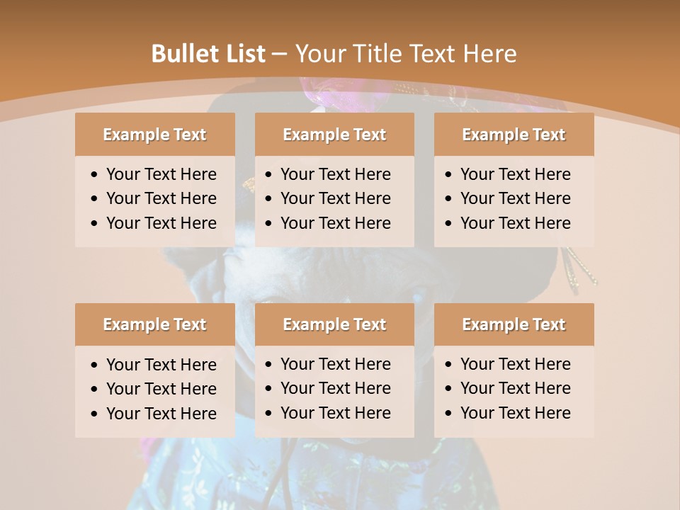 Cute Sitting Fashion PowerPoint Template