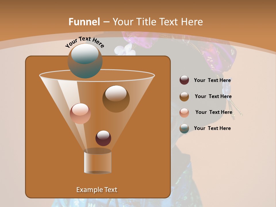 Cute Sitting Fashion PowerPoint Template