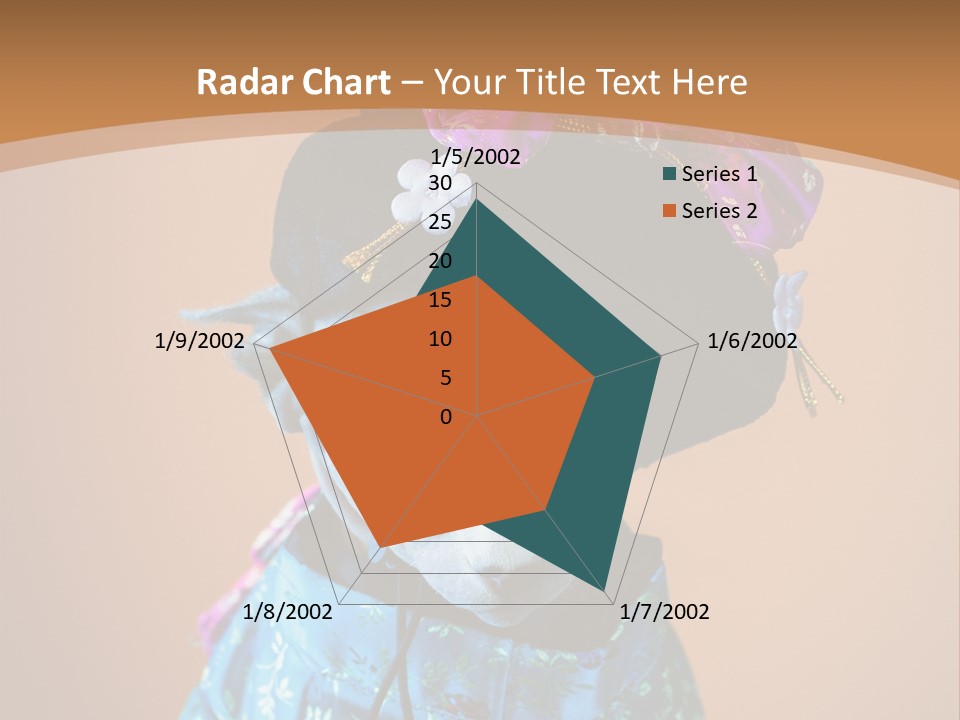 Cute Sitting Fashion PowerPoint Template