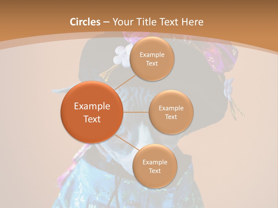 Cute Sitting Fashion PowerPoint Template