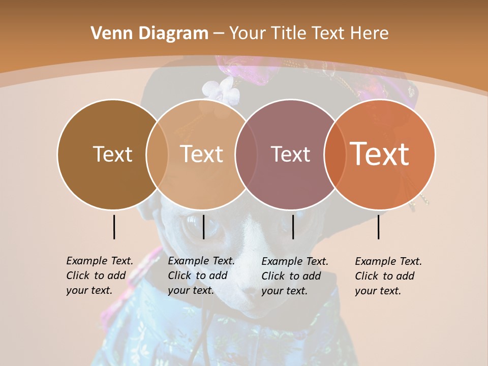 Cute Sitting Fashion PowerPoint Template