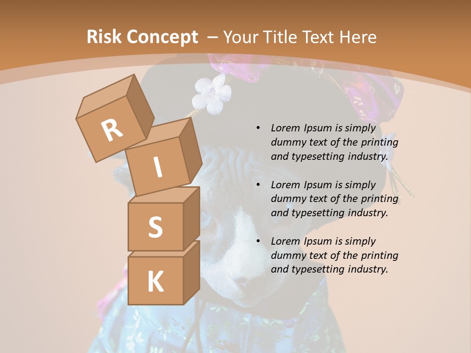 Cute Sitting Fashion PowerPoint Template