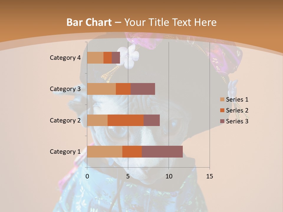 Cute Sitting Fashion PowerPoint Template