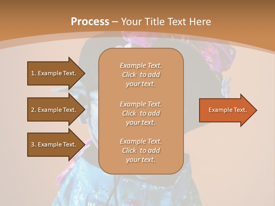 Cute Sitting Fashion PowerPoint Template