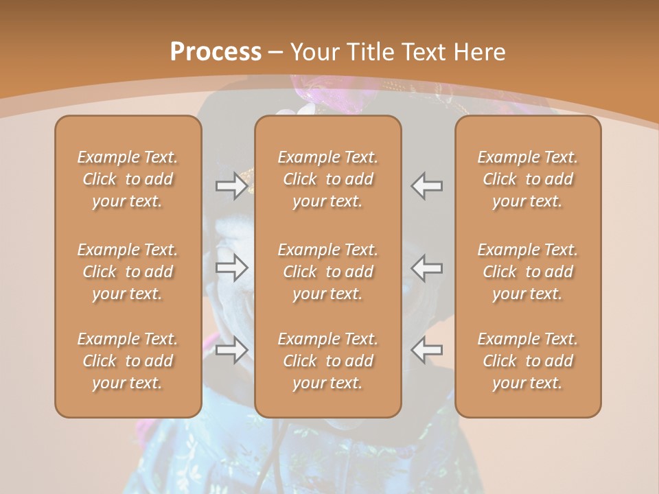 Cute Sitting Fashion PowerPoint Template