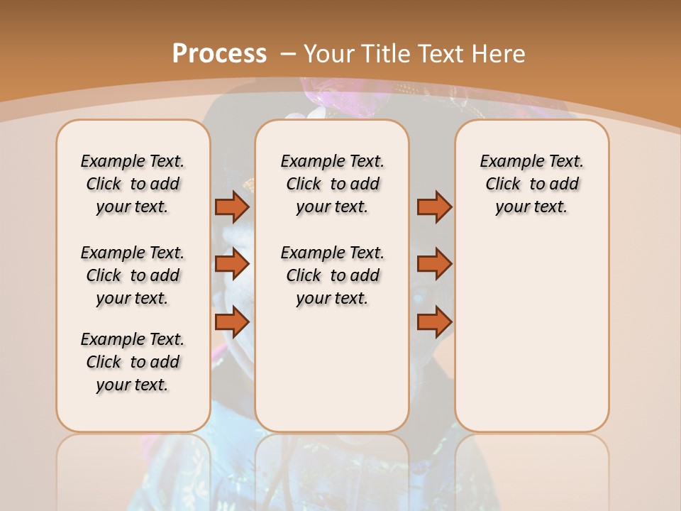 Cute Sitting Fashion PowerPoint Template