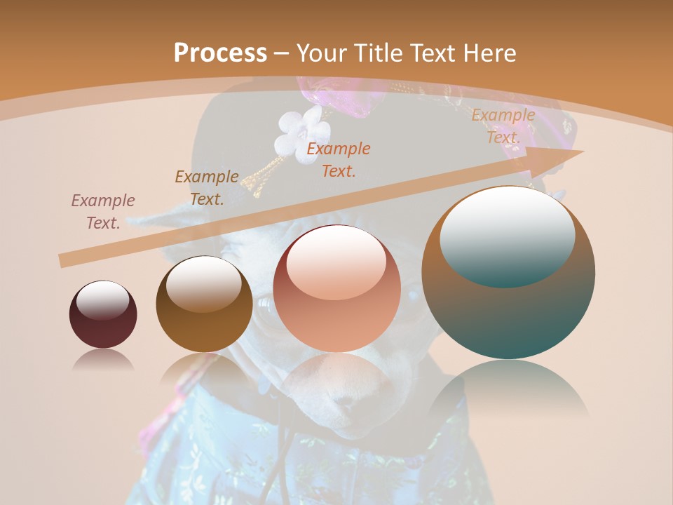 Cute Sitting Fashion PowerPoint Template