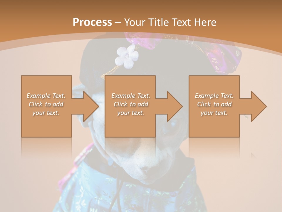 Cute Sitting Fashion PowerPoint Template