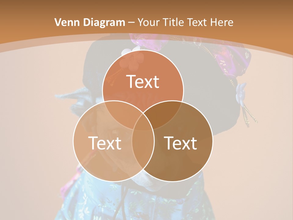 Cute Sitting Fashion PowerPoint Template