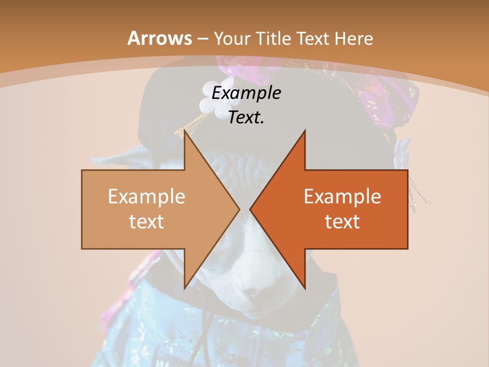 Cute Sitting Fashion PowerPoint Template