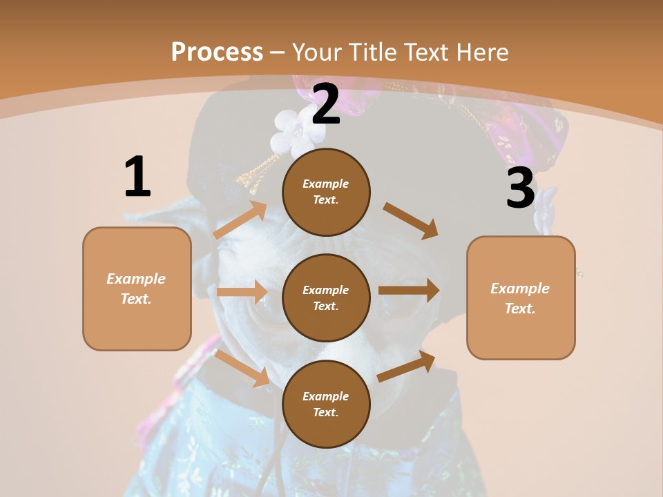 Cute Sitting Fashion PowerPoint Template