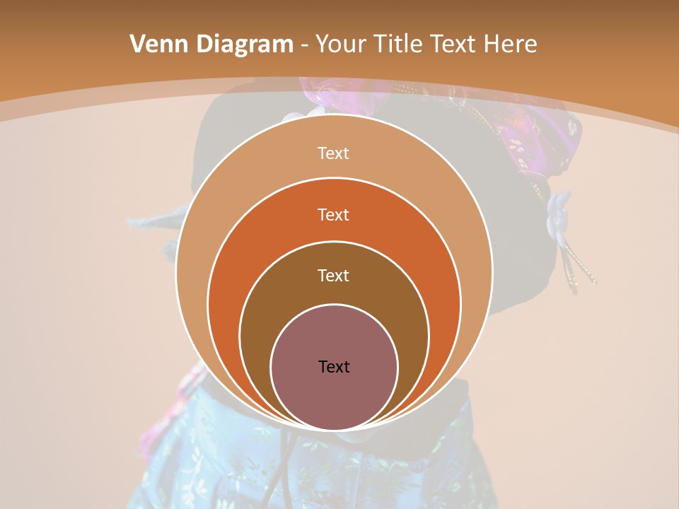 Cute Sitting Fashion PowerPoint Template