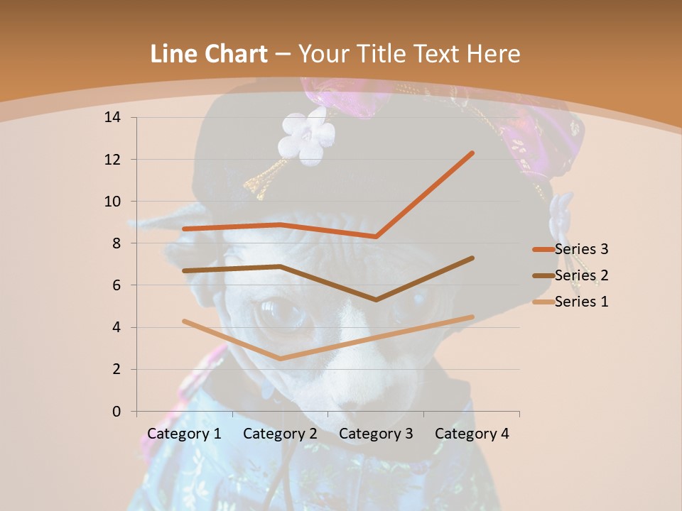 Cute Sitting Fashion PowerPoint Template