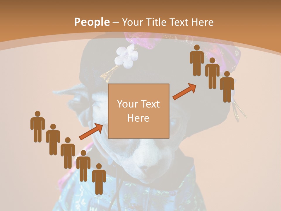 Cute Sitting Fashion PowerPoint Template